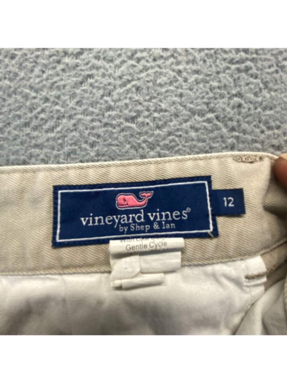 Vineyard Vines size 12 Beige Boy's pants 100% Cotton Zipper see Photos - Picture 3 of 10